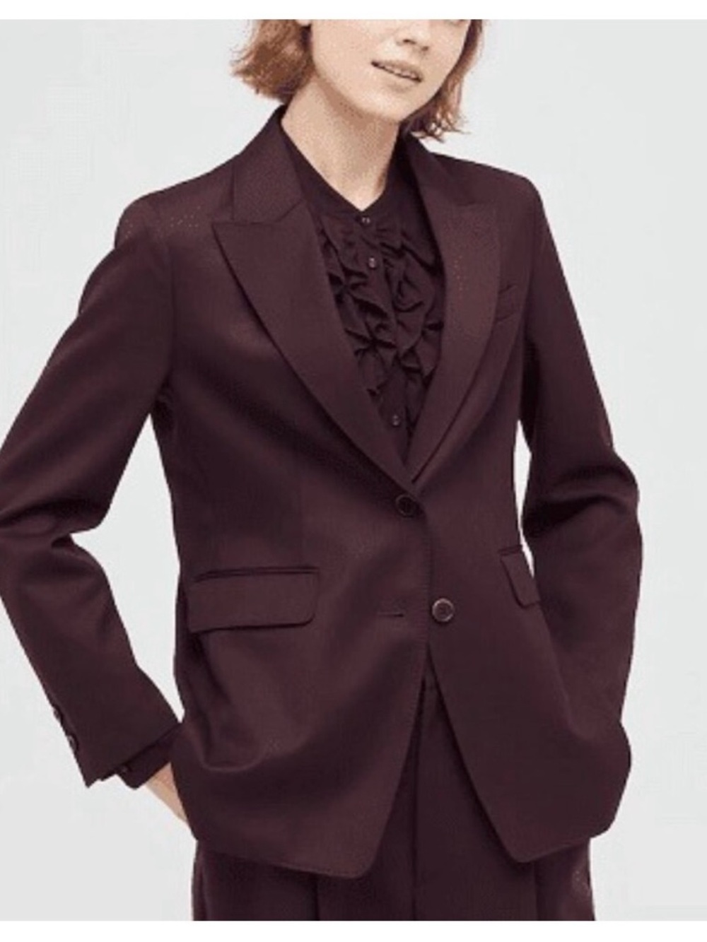 Uniqlo x Ines De La Fressange Wool Blazer Jacket - M
